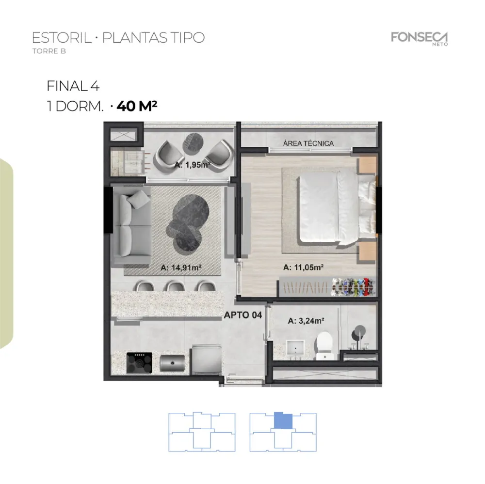 Apartamento para venda no bairro Tabuleiro em Camboriú