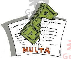 Explicação referente a multa e mora contratual.