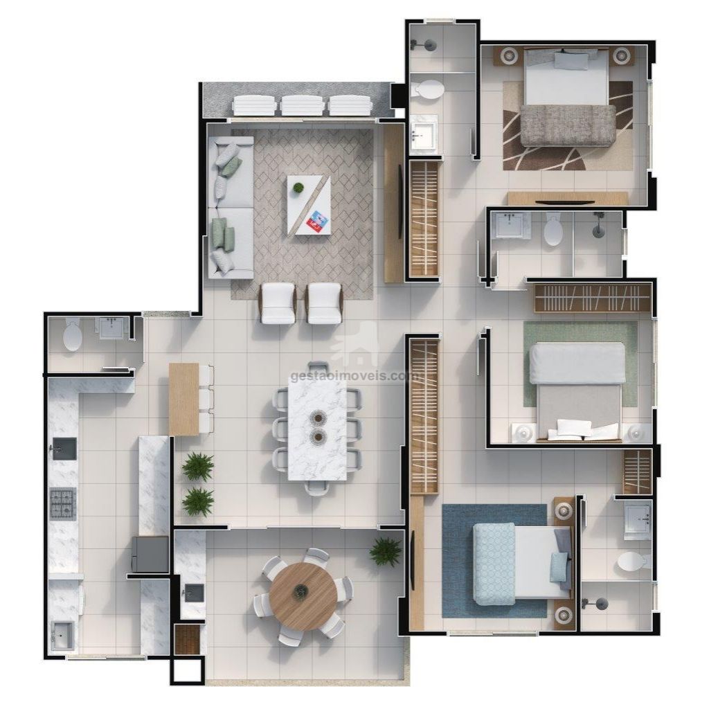 Apartamento, 3 quartos, 130 m² - Foto 17