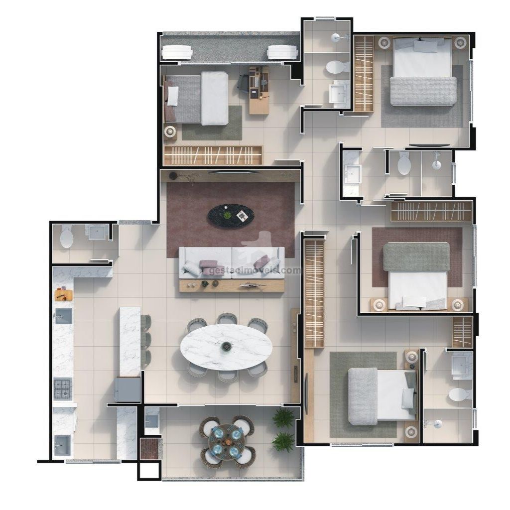 Apartamento, 3 quartos, 130 m² - Foto 19