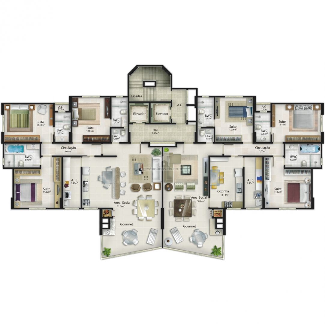 Apartamento, 3 quartos, 130 m² - Foto 24