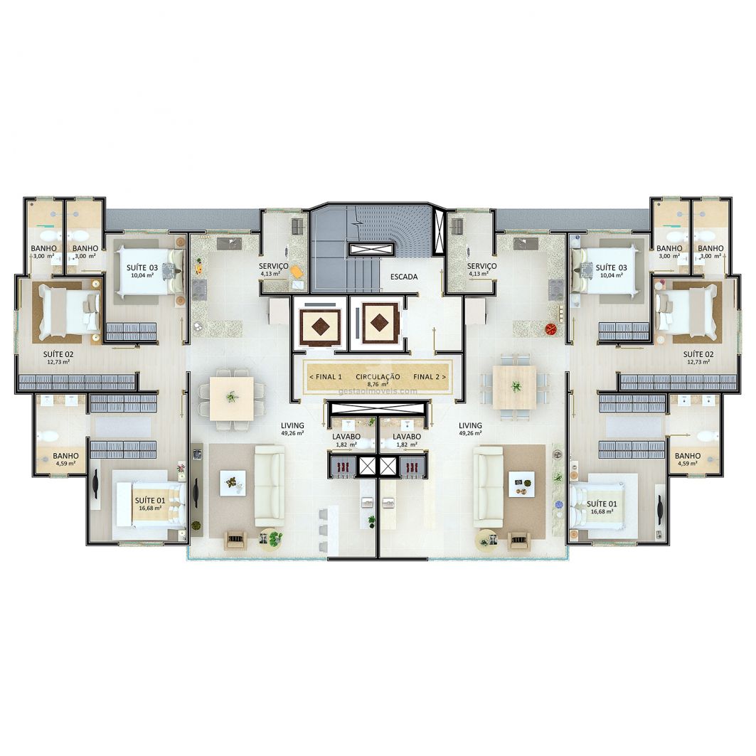 Apartamento, 3 quartos, 120 m² - Foto 7