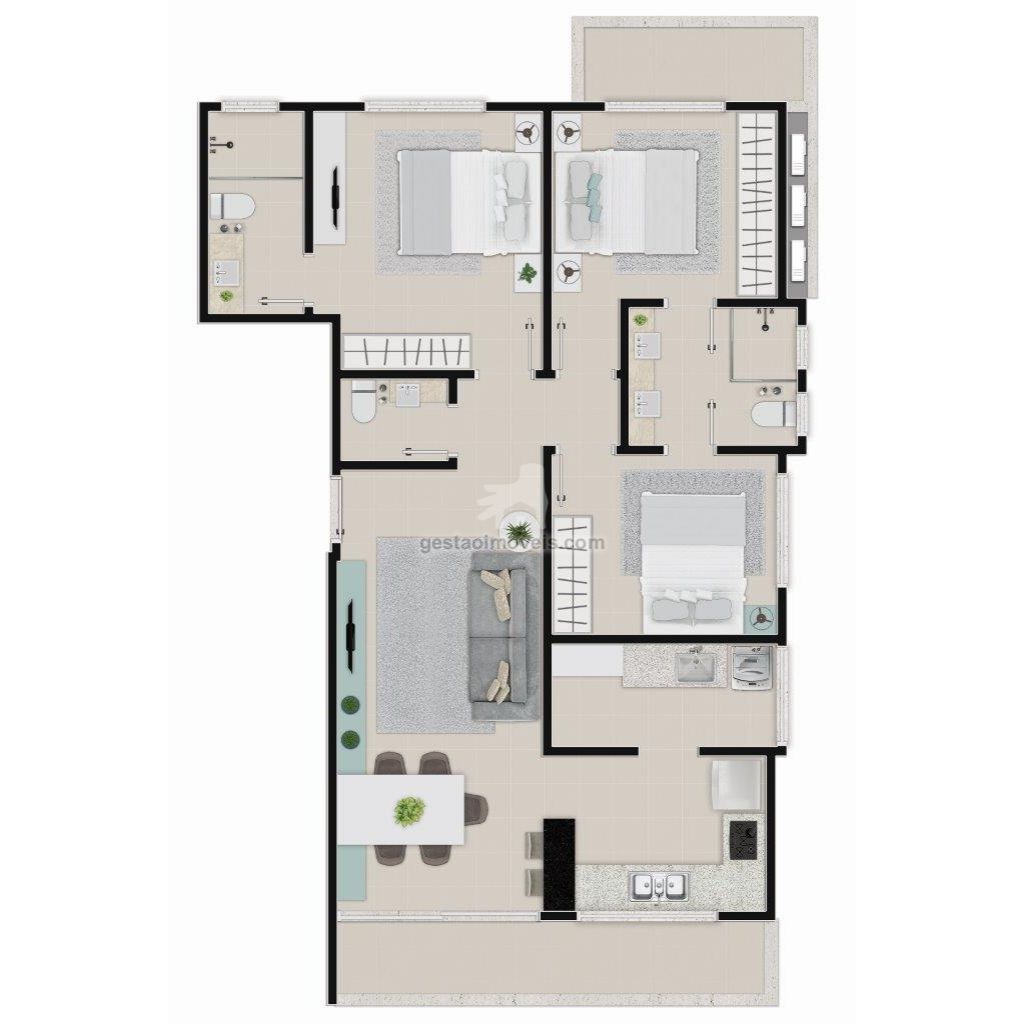 Apartamento, 2 quartos, 91 m² - Foto 27