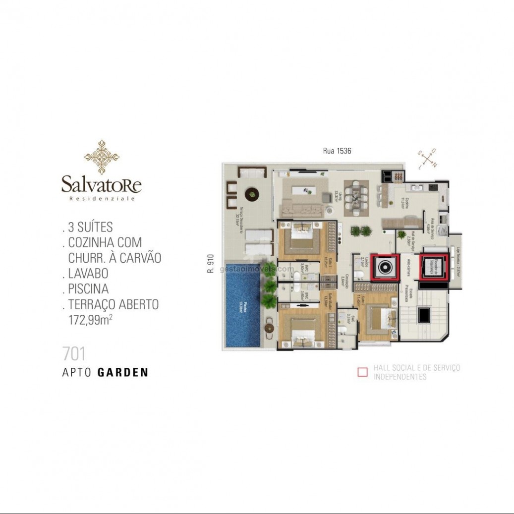 Apartamento, 3 quartos, 123 m² - Foto 4