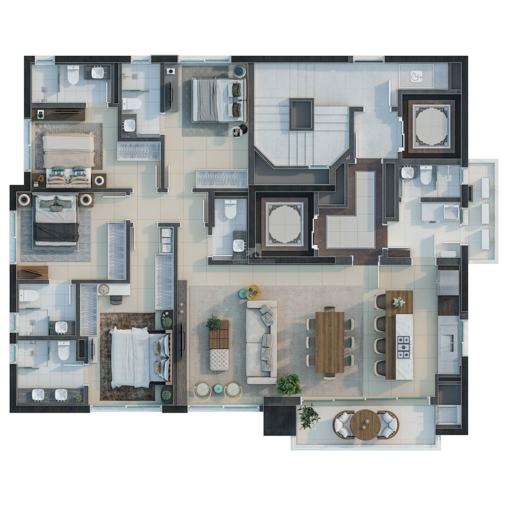 Sala-Conjunto, 54 m² - Foto 6