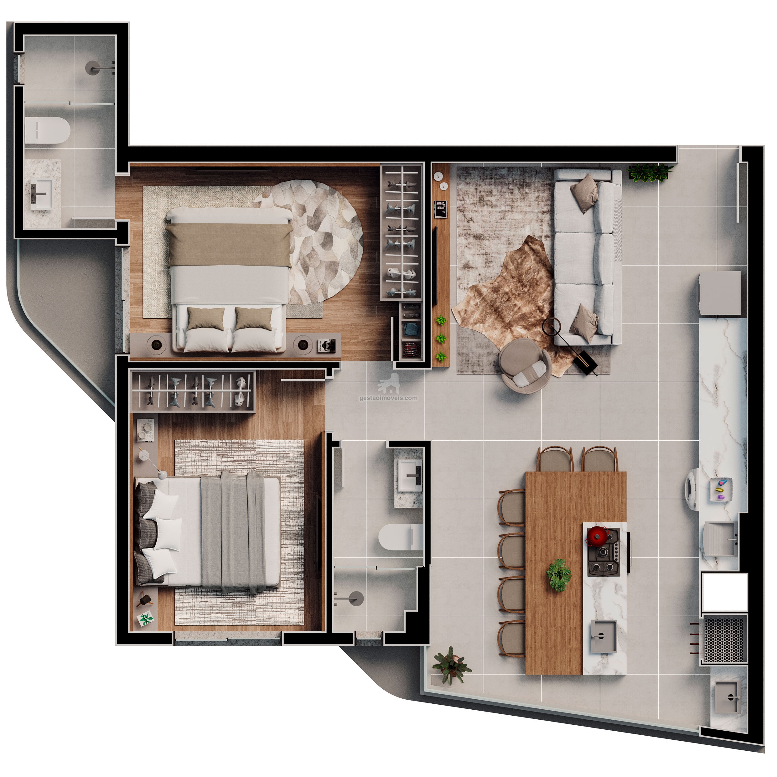 Apartamento, 2 quartos, 72 m² - Foto 13