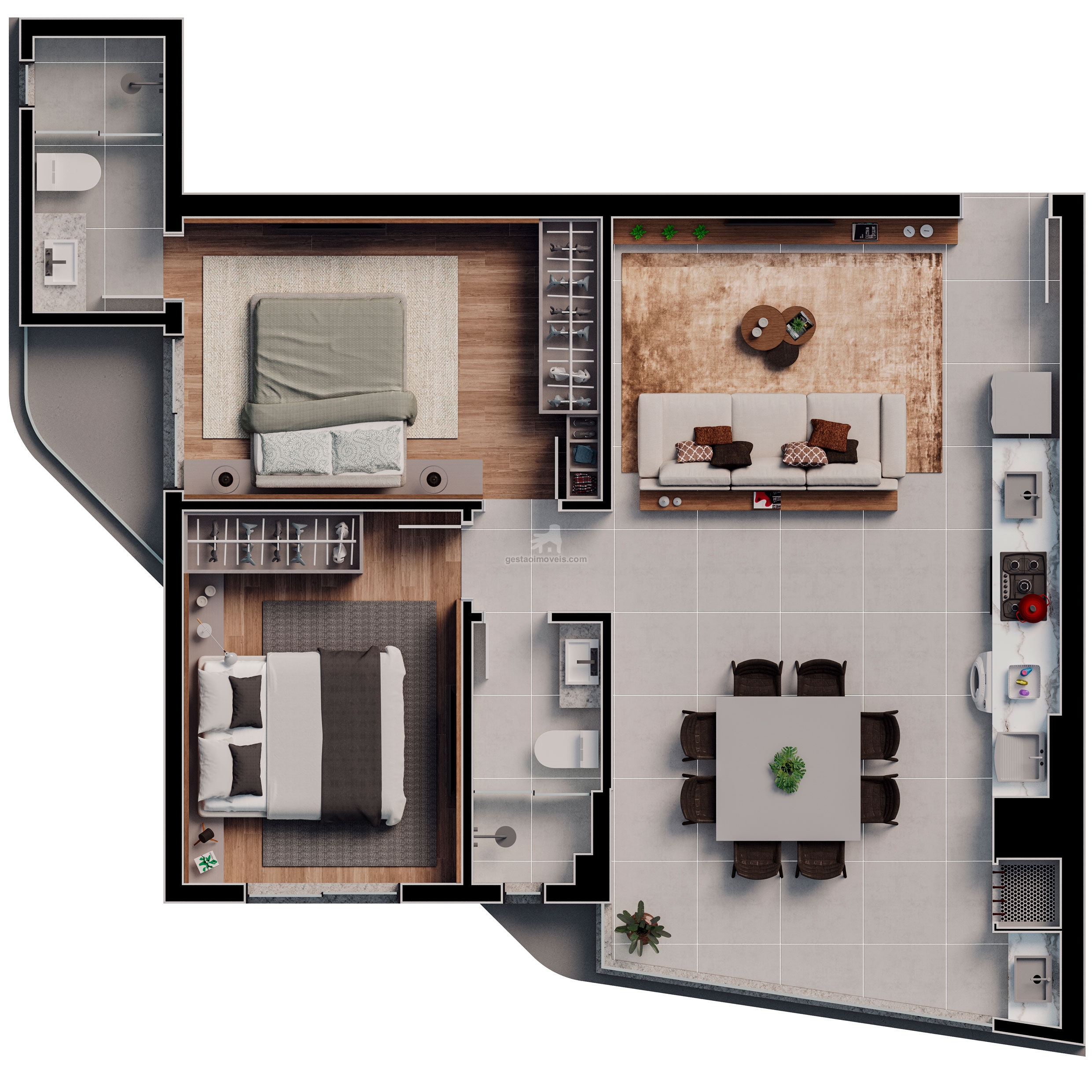 Apartamento, 2 quartos, 72 m² - Foto 14