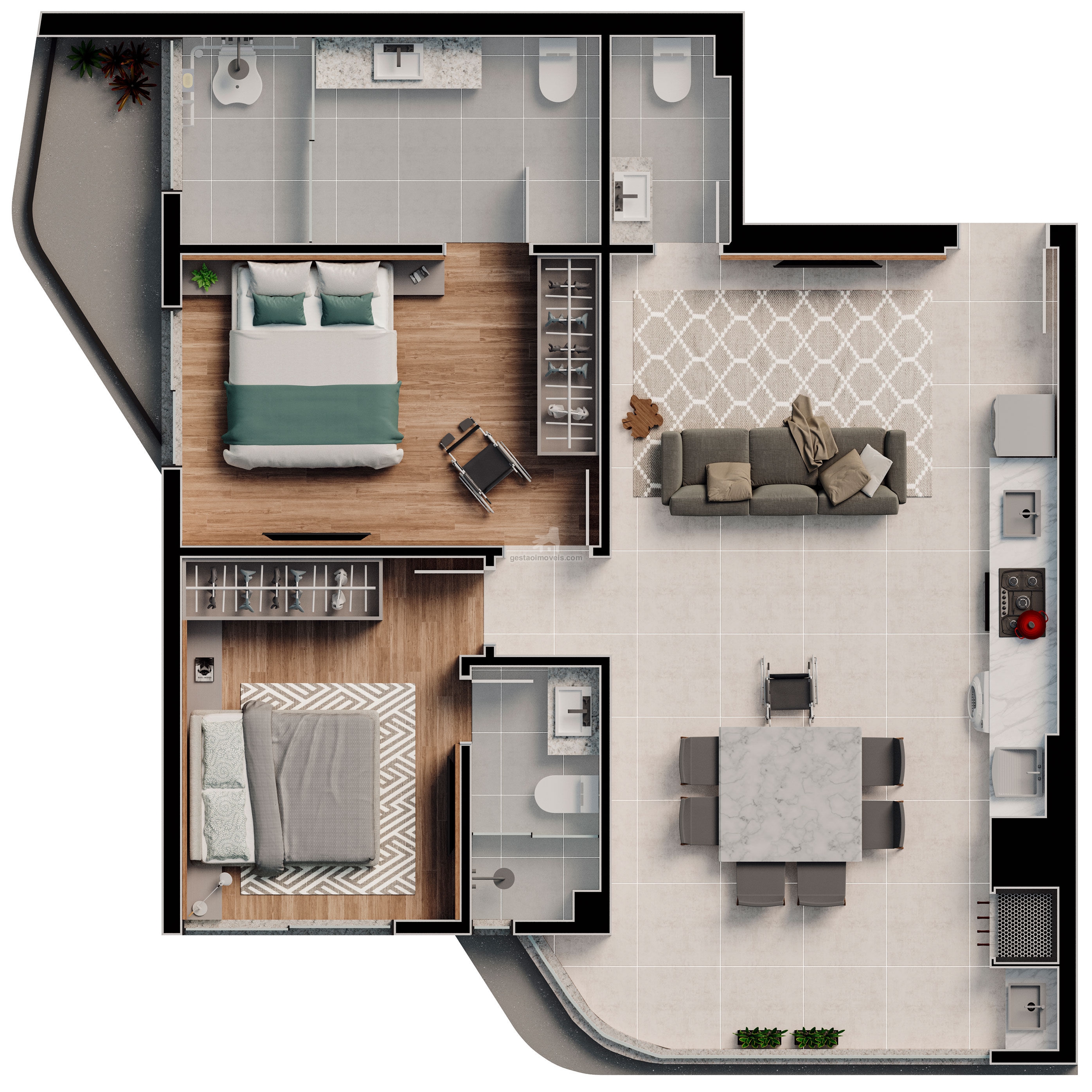 Apartamento, 2 quartos, 72 m² - Foto 19