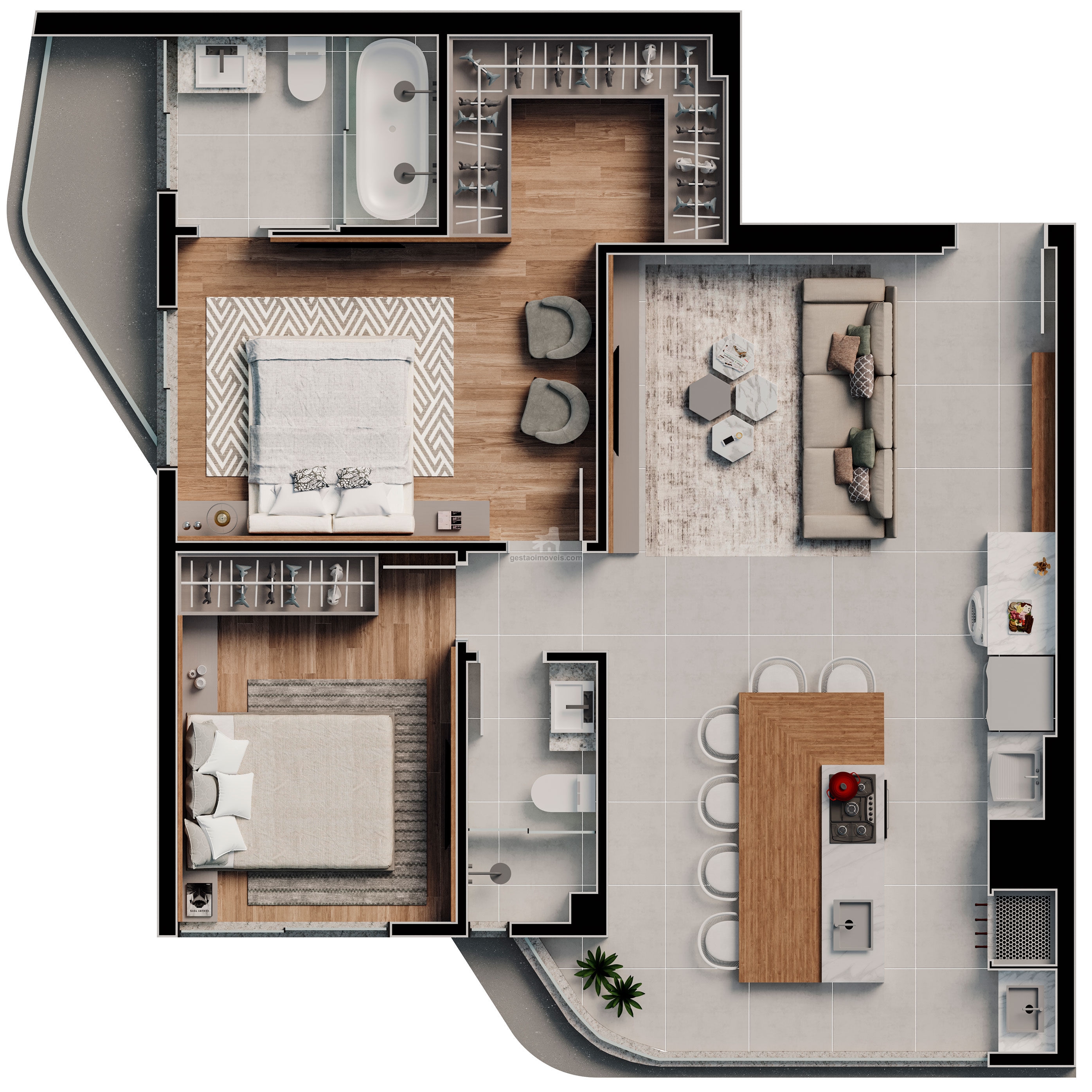 Apartamento, 2 quartos, 72 m² - Foto 5