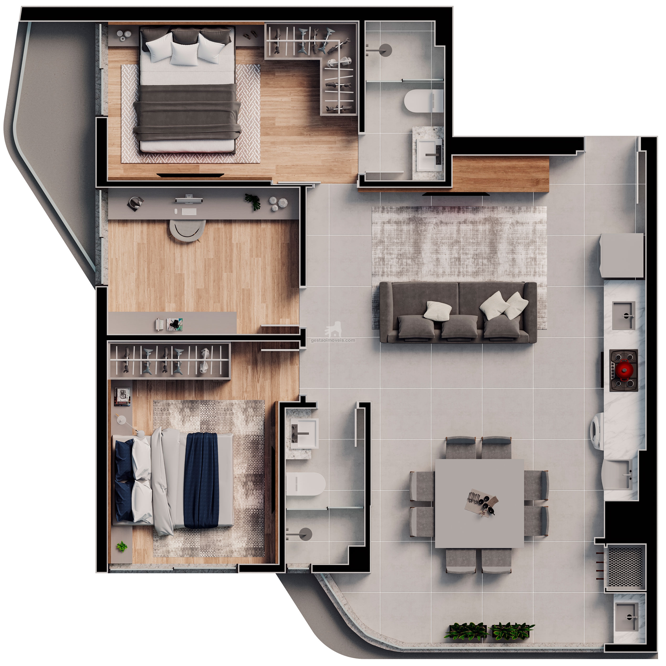 Apartamento, 2 quartos, 72 m² - Foto 7