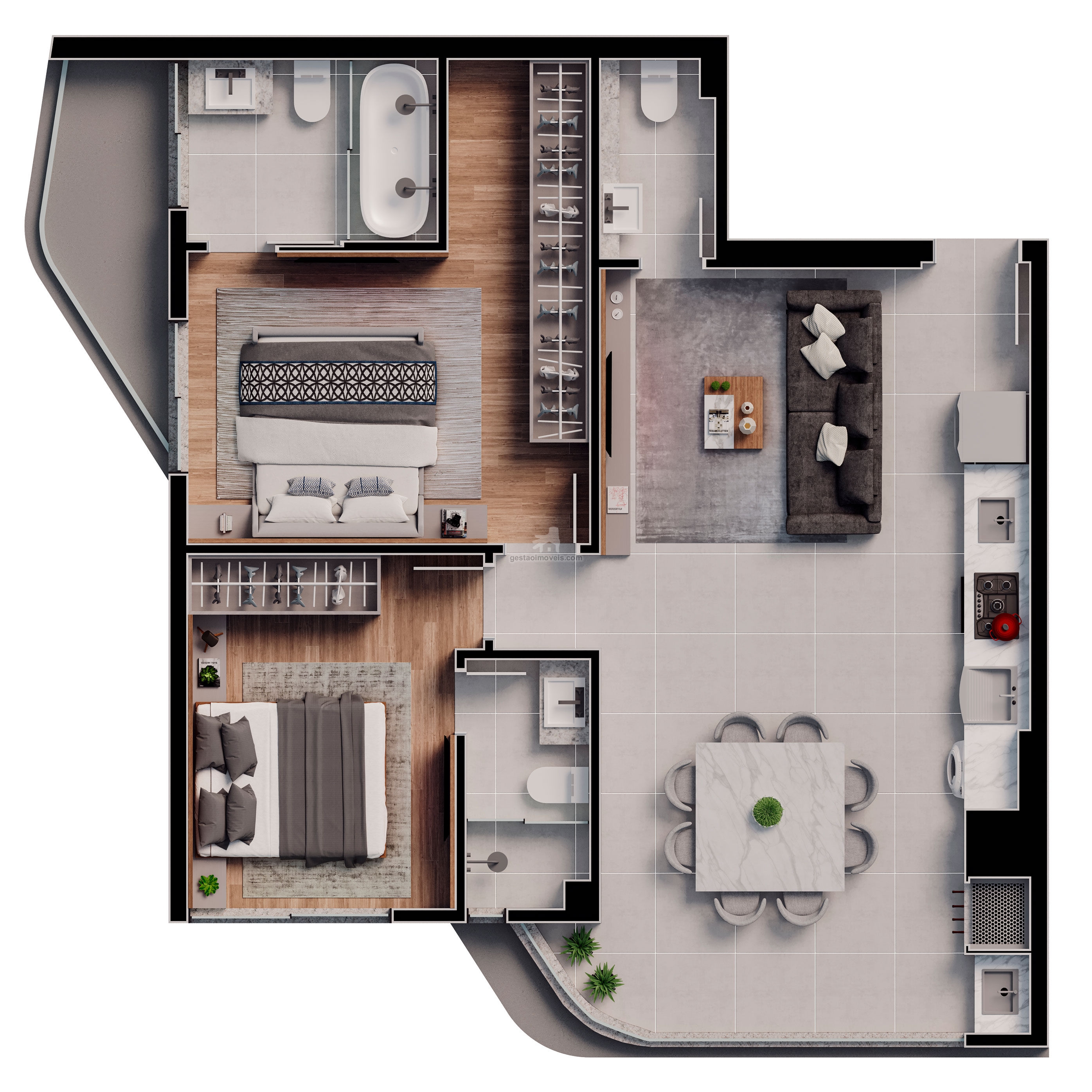 Apartamento, 2 quartos, 72 m² - Foto 8