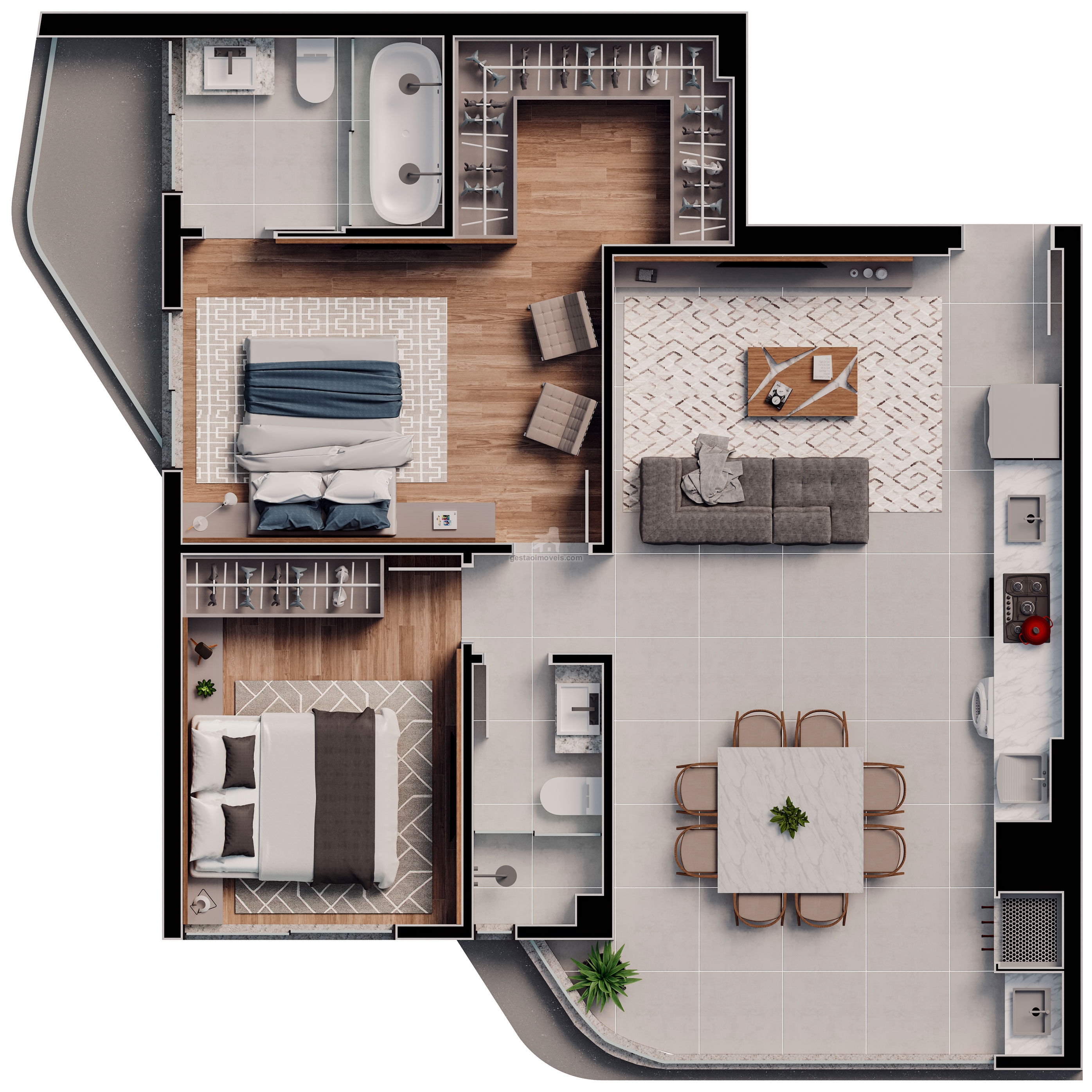 Apartamento, 2 quartos, 72 m² - Foto 9