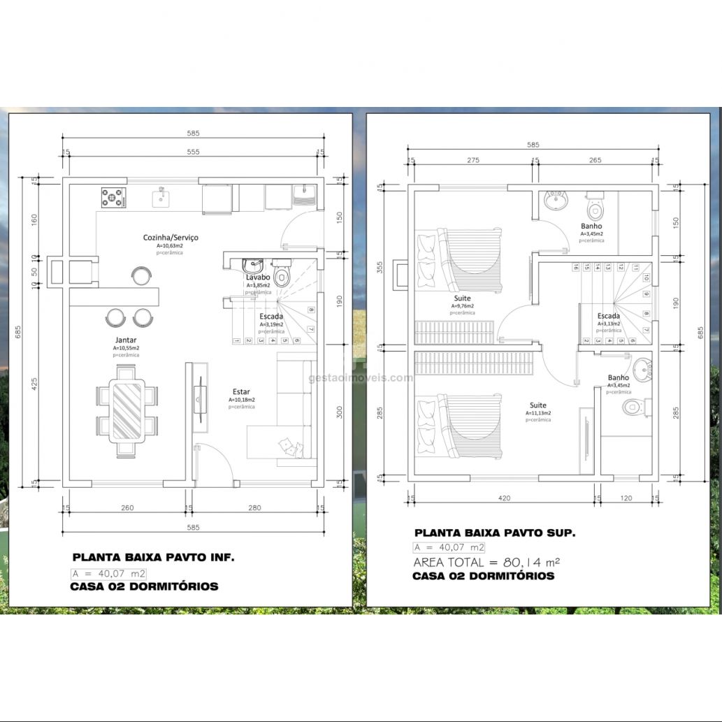 Casa, 2 quartos, 80 m² - Foto 3