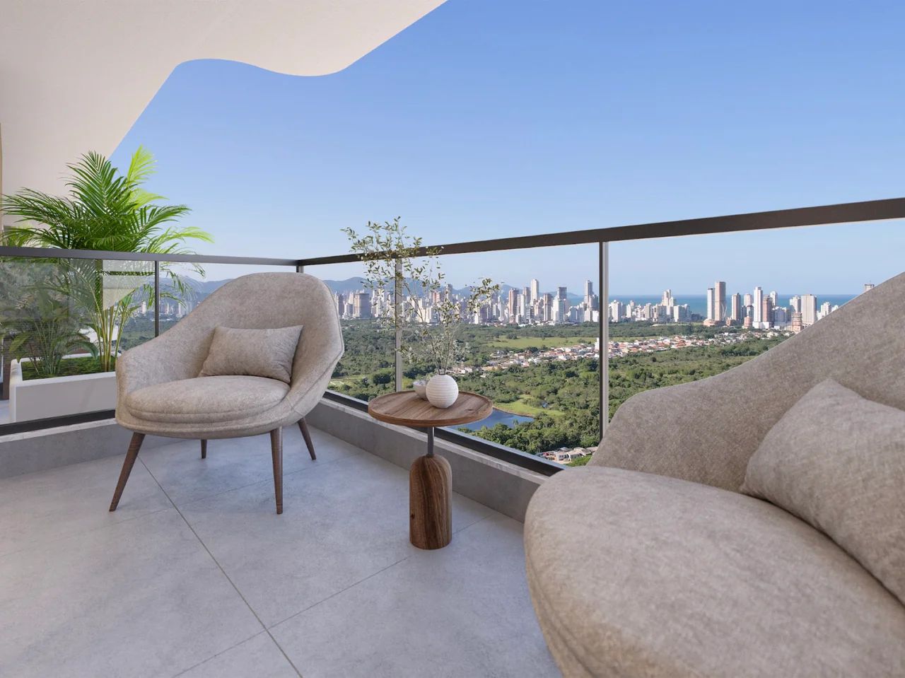 Vision Home Club — Varanda - vista panorâmica